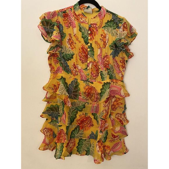 farm Rio Beaks And bananas Mini Dress - Picture 3 of 11